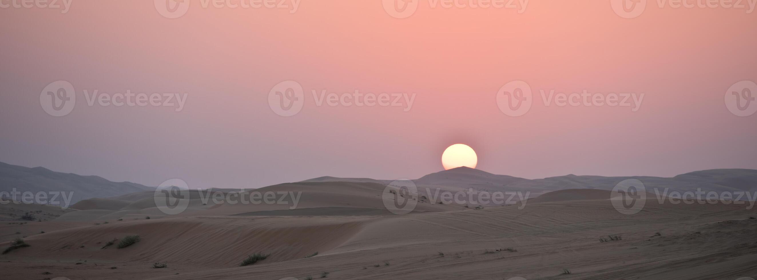 Desert dunes in Liwa, United Arab Emirates photo