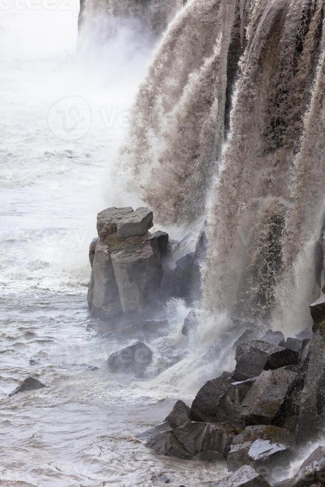 Dettifoss Waterfall in Iceland photo