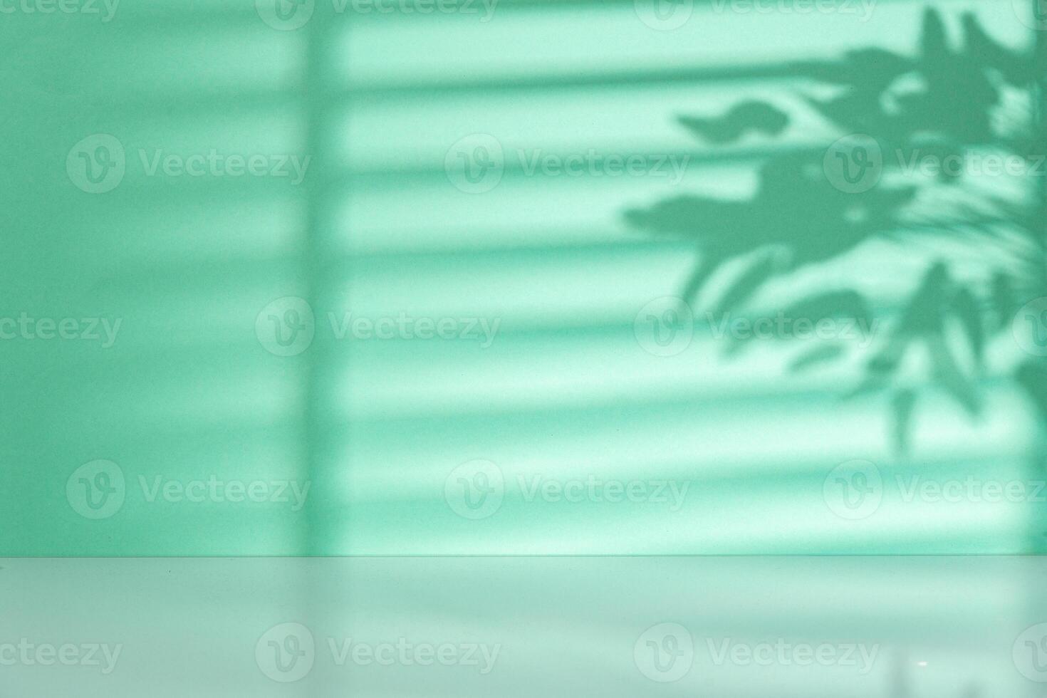 Wall with shadow pattern for product presentation photo