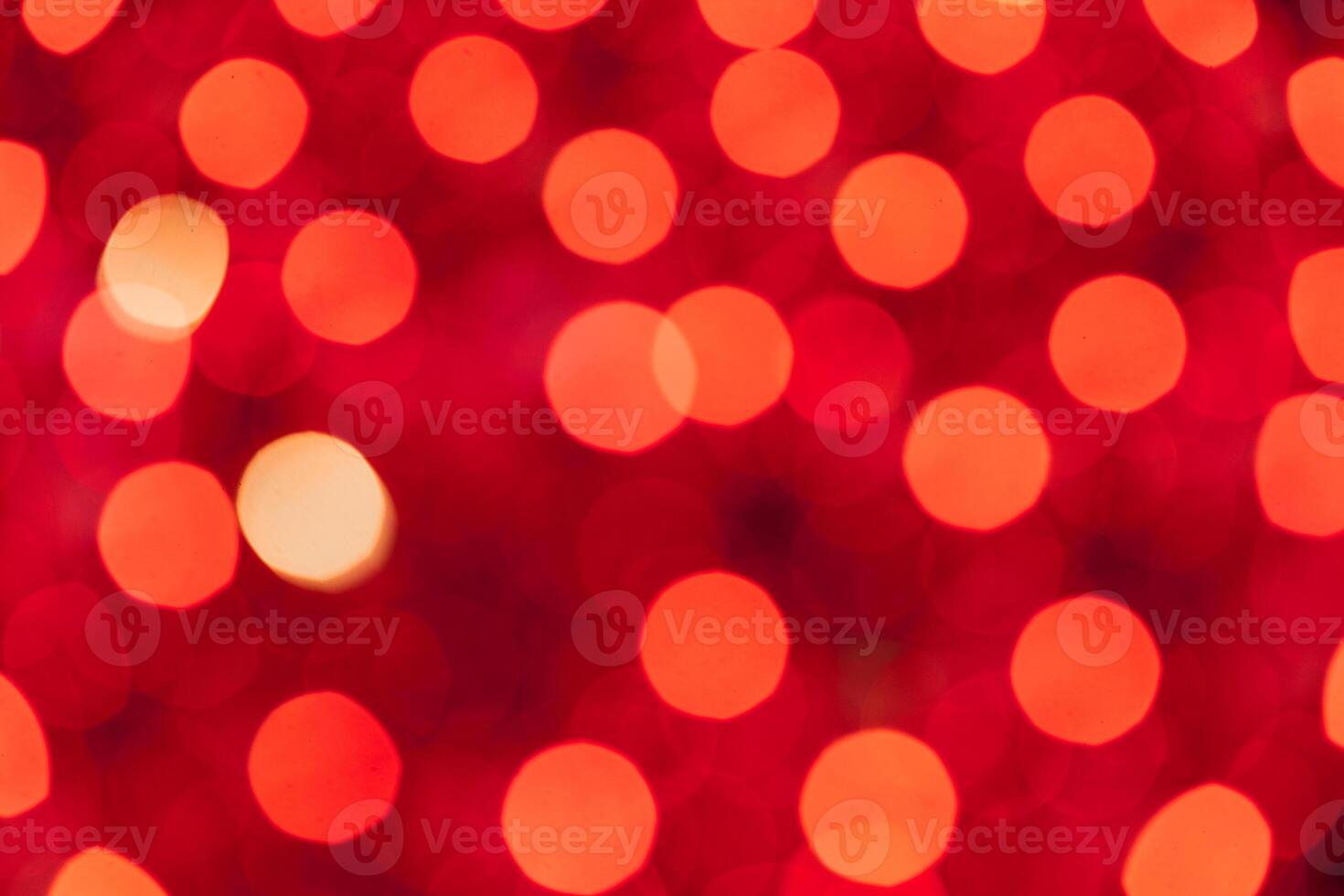 Abstract christmas lights as background photo