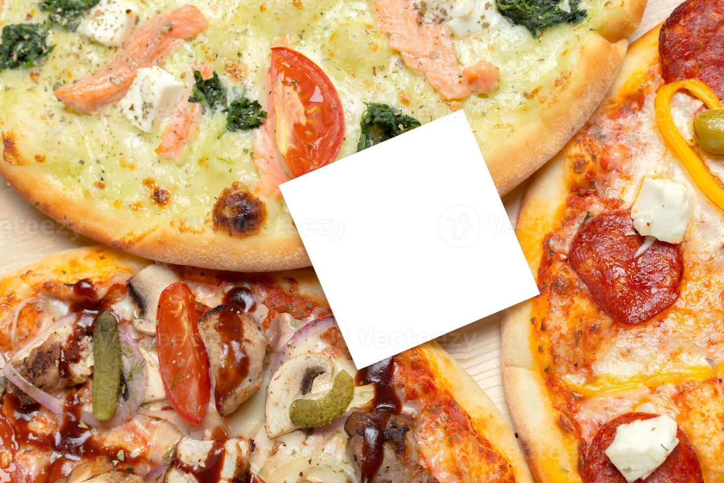 Pizza close up photo