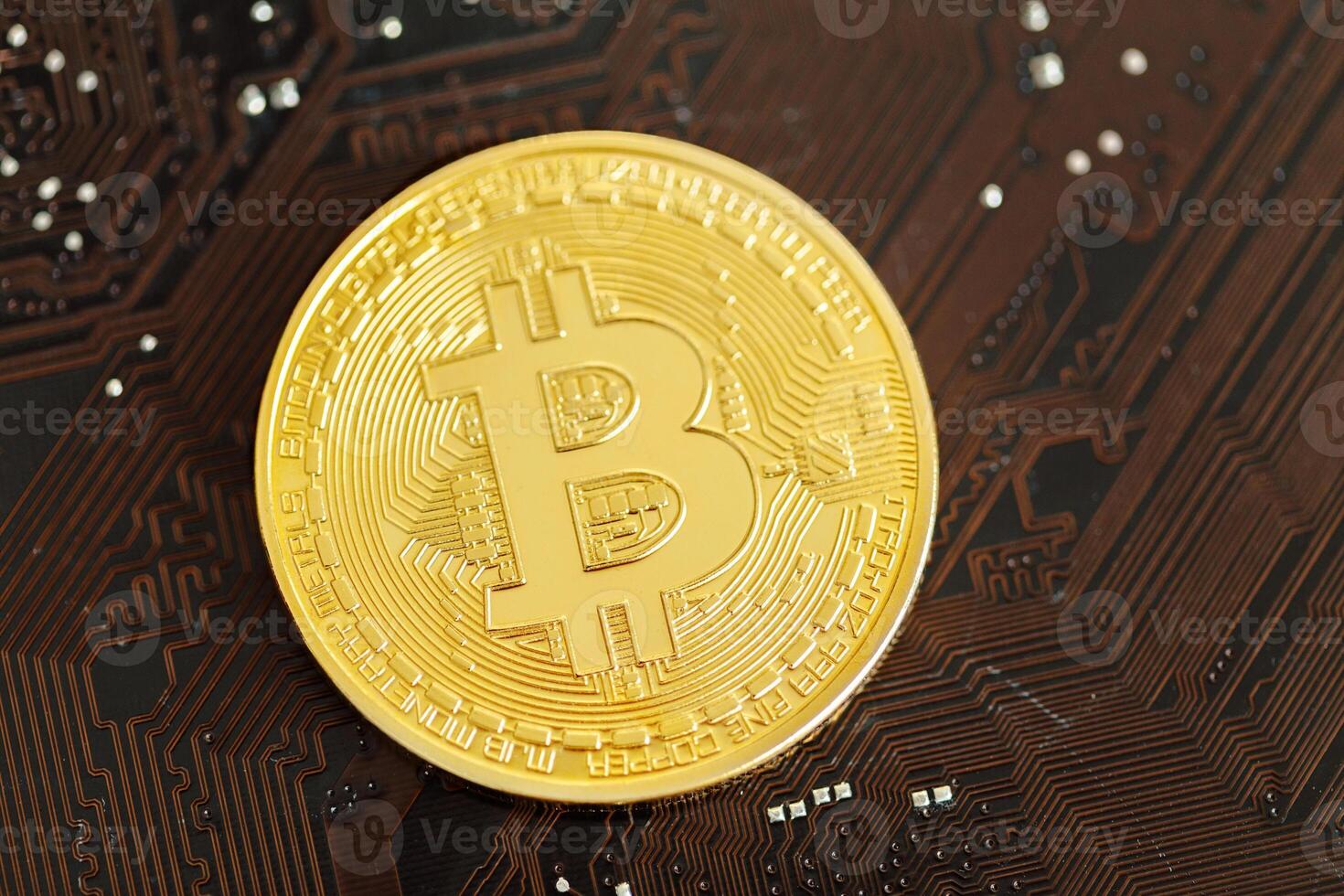 Photo Golden Bitcoin