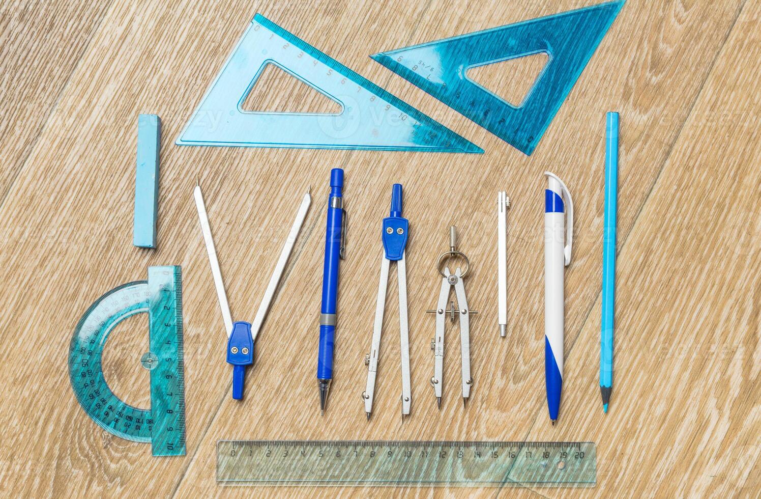 Architect drawing tools photo