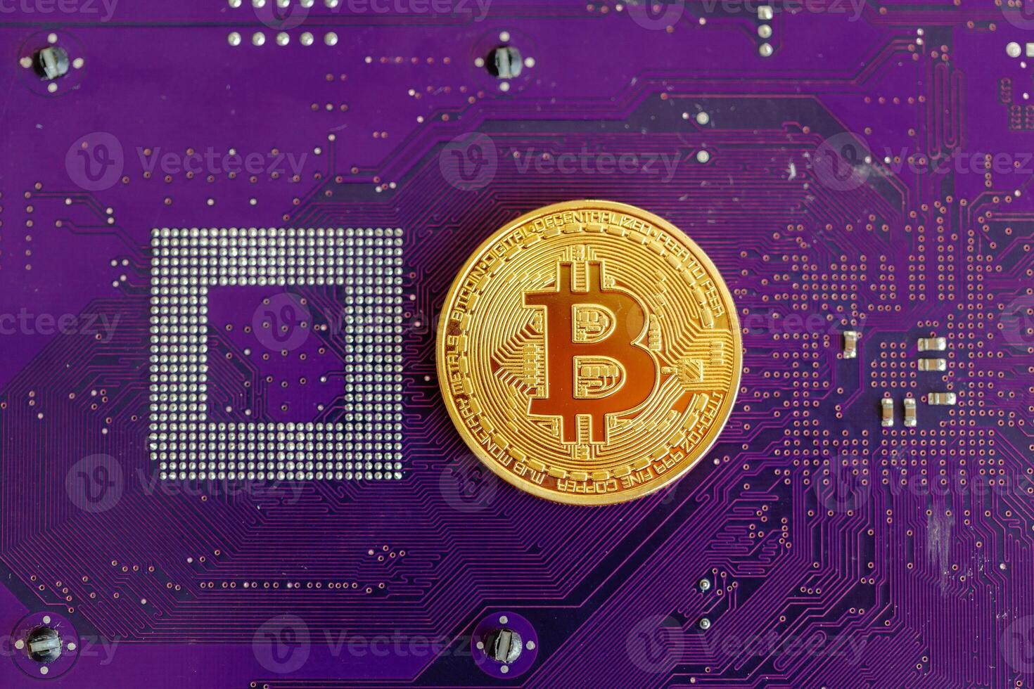 Photo Golden Bitcoin