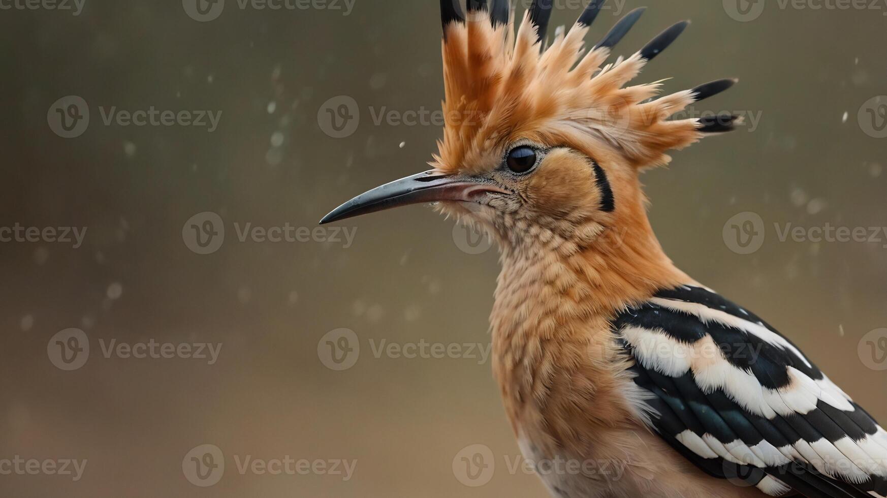 A bird with a mohawk on its head photo