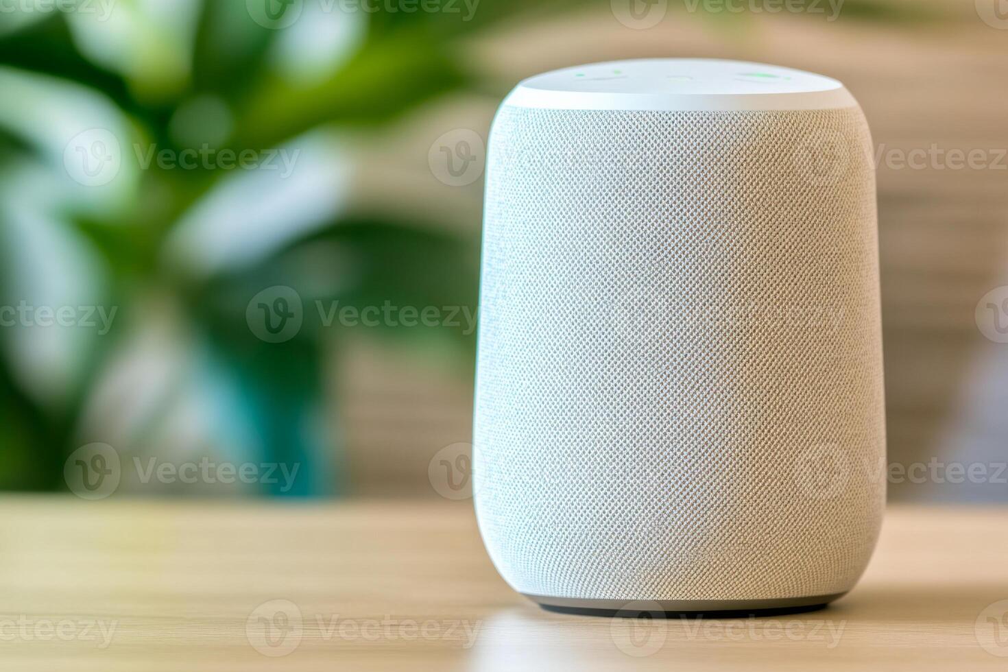 AI-driven smart home interface showcasing seamless control of lighting, temperature, and security features photo