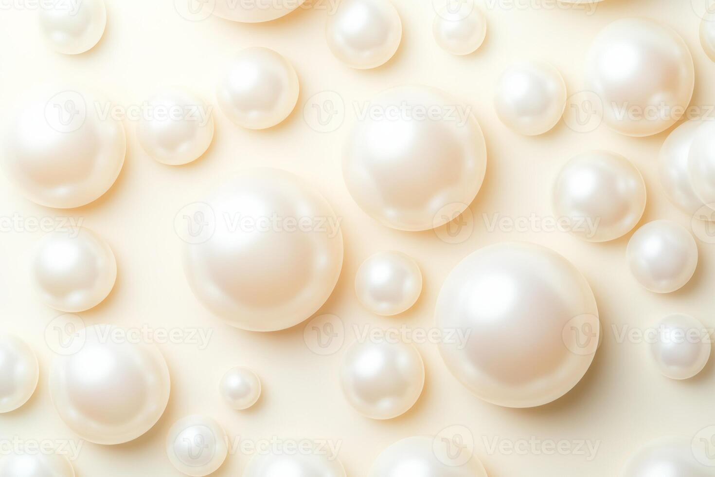 Elegant seamless pearl bead background featuring soft ivory and cream tones for a minimalist aesthetic photo