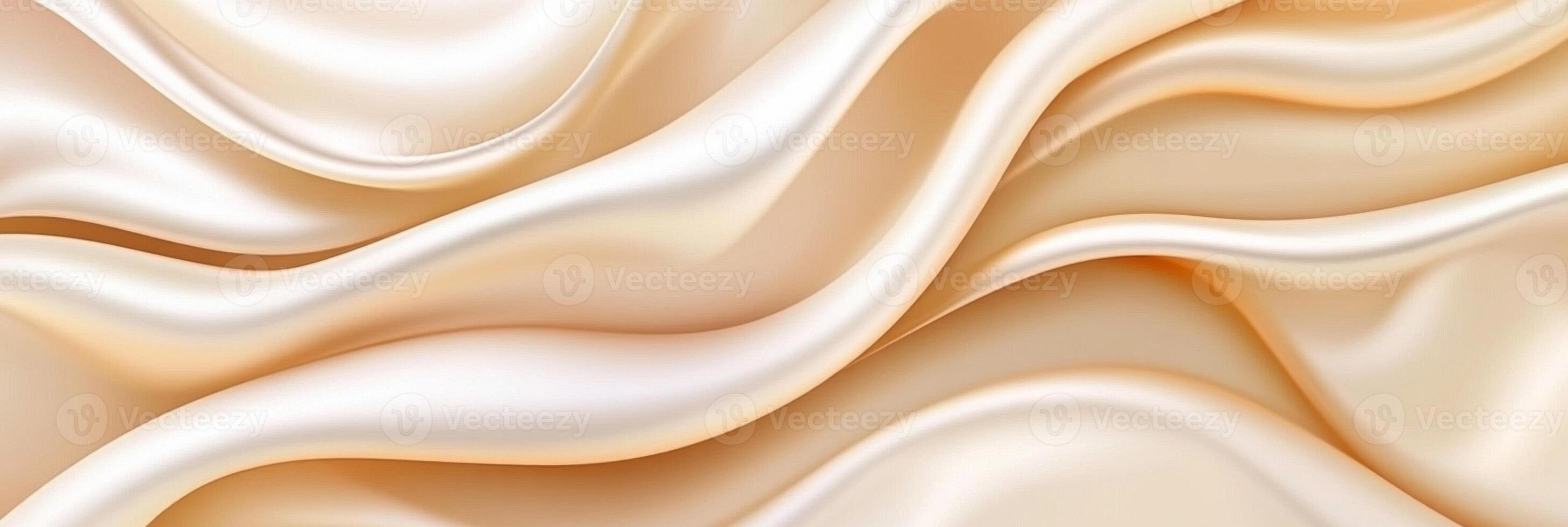 Elegant minimalist background featuring soft ivory and cream tones with subtle shimmer and smooth gradients photo