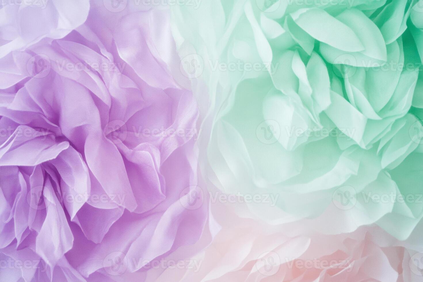 Delicate abstract floral pattern showcasing lavender and mint green hues for a soft and subtle aesthetic photo