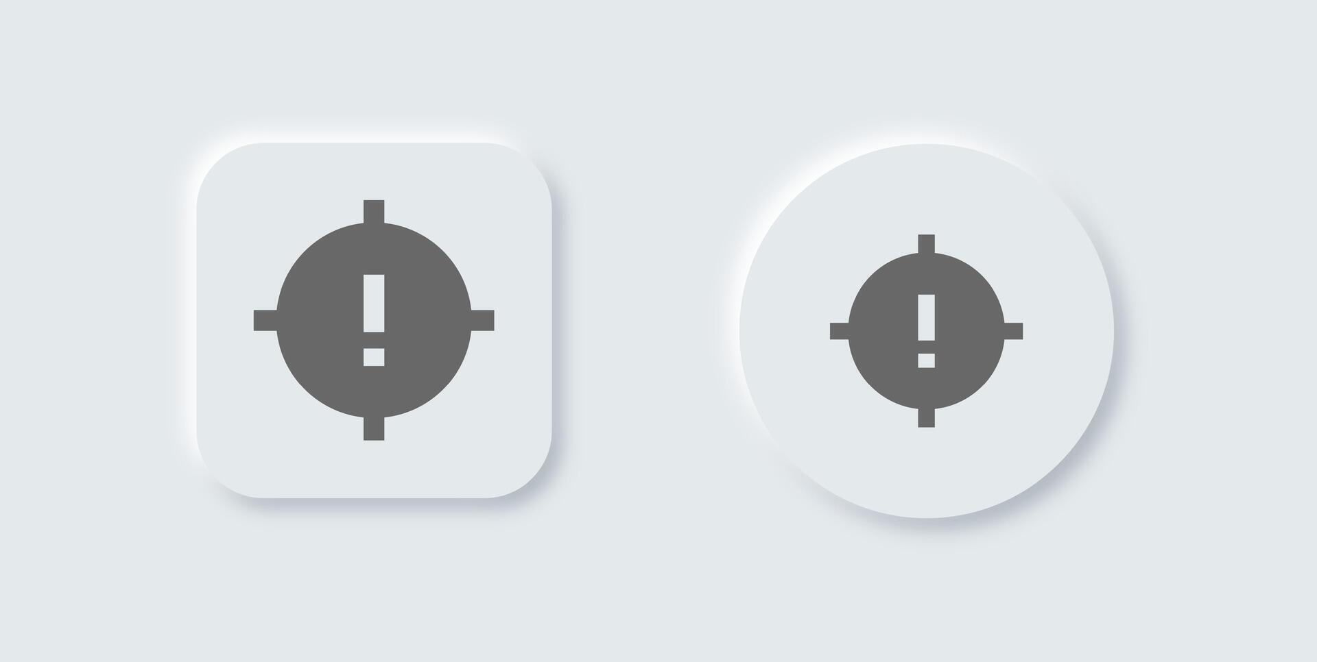 Fraud solid icon in neomorphic design style. Cyber signs illustration. vector