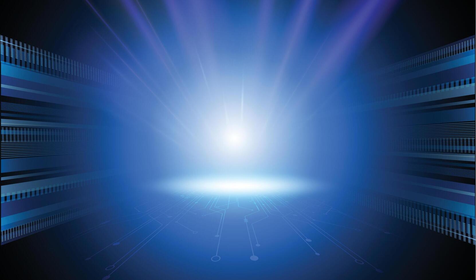 Abstract technology background Hi-tech communication concept vector