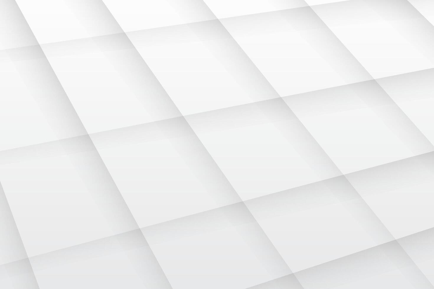 Luxury overlapping white geometric background design vector