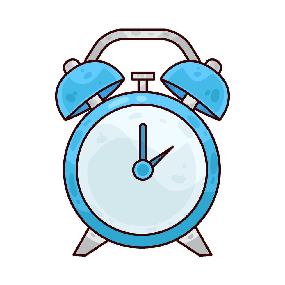 Illustration of alarm clock vector