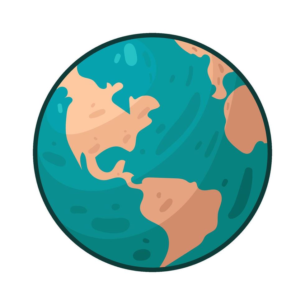 Illustration of earth vector