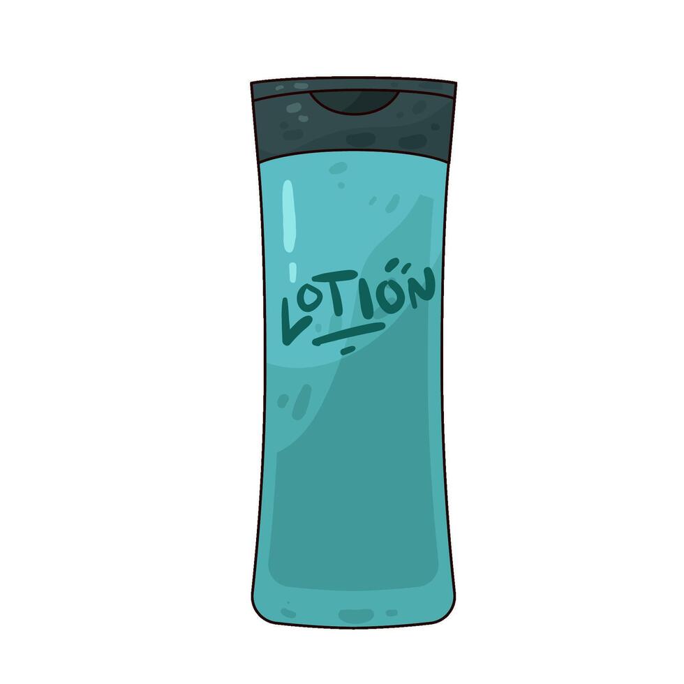 Illustration of body lotion vector