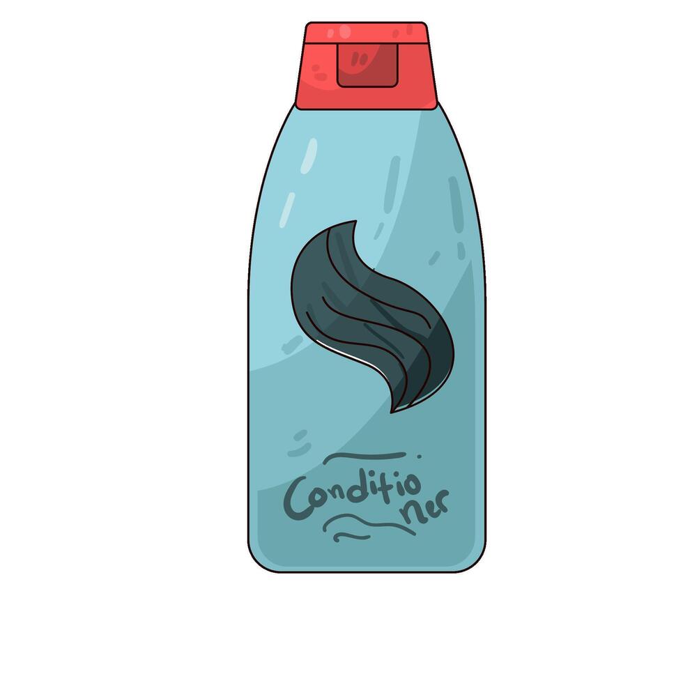 Illustration of conditioner bottle vector