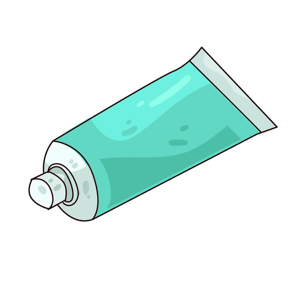 Illustration of toothpaste vector