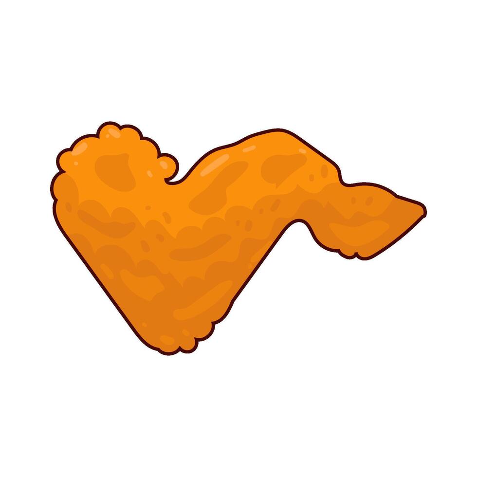 Illustration of chicken wings vector