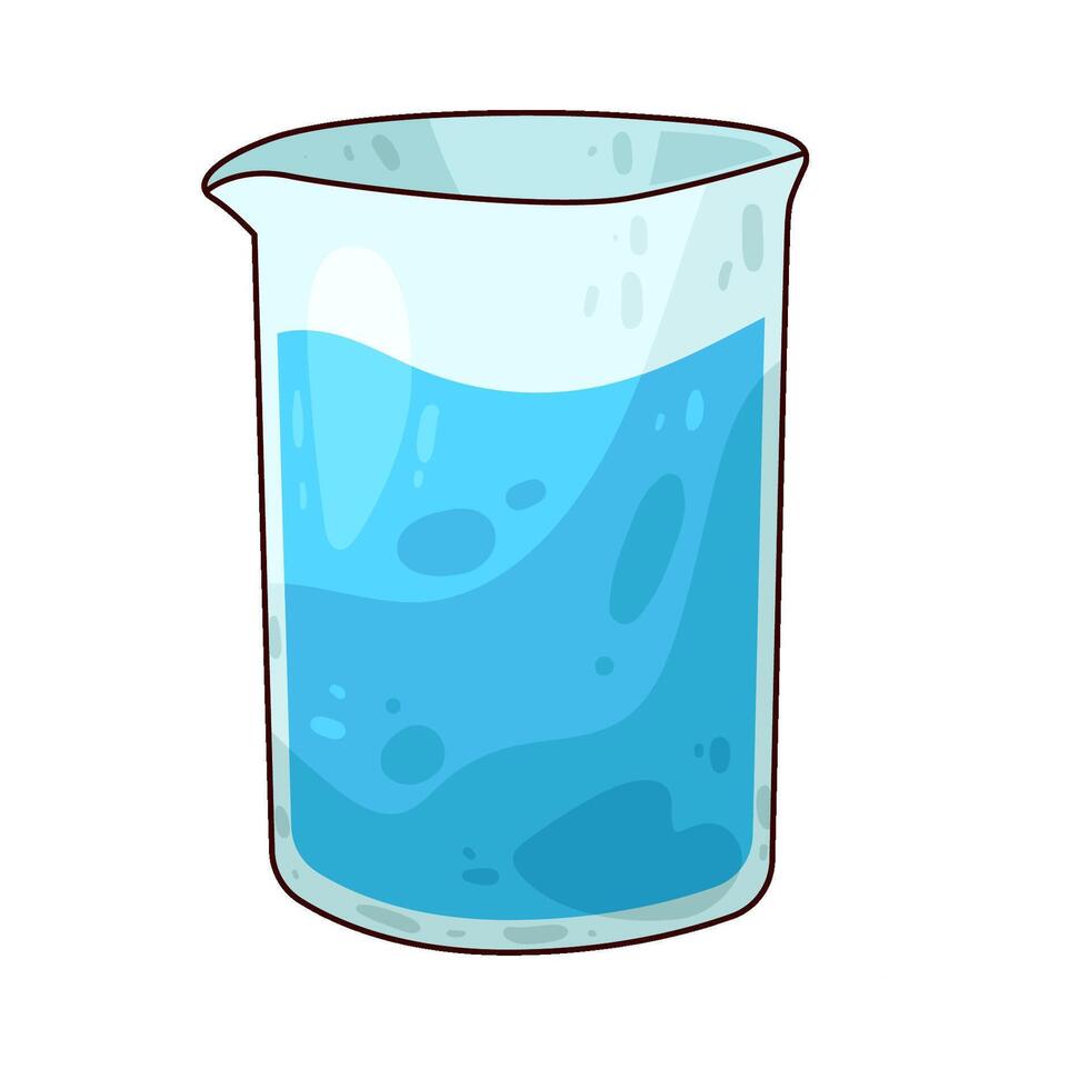 Illustration of Laboratory Beaker vector