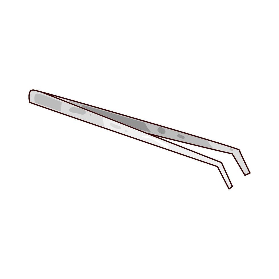 Illustration of tweezers vector