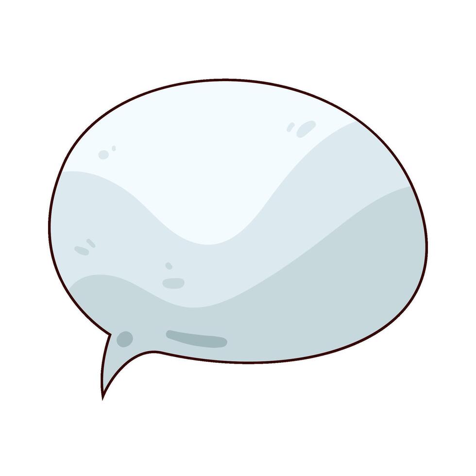 Illustration of chat box vector