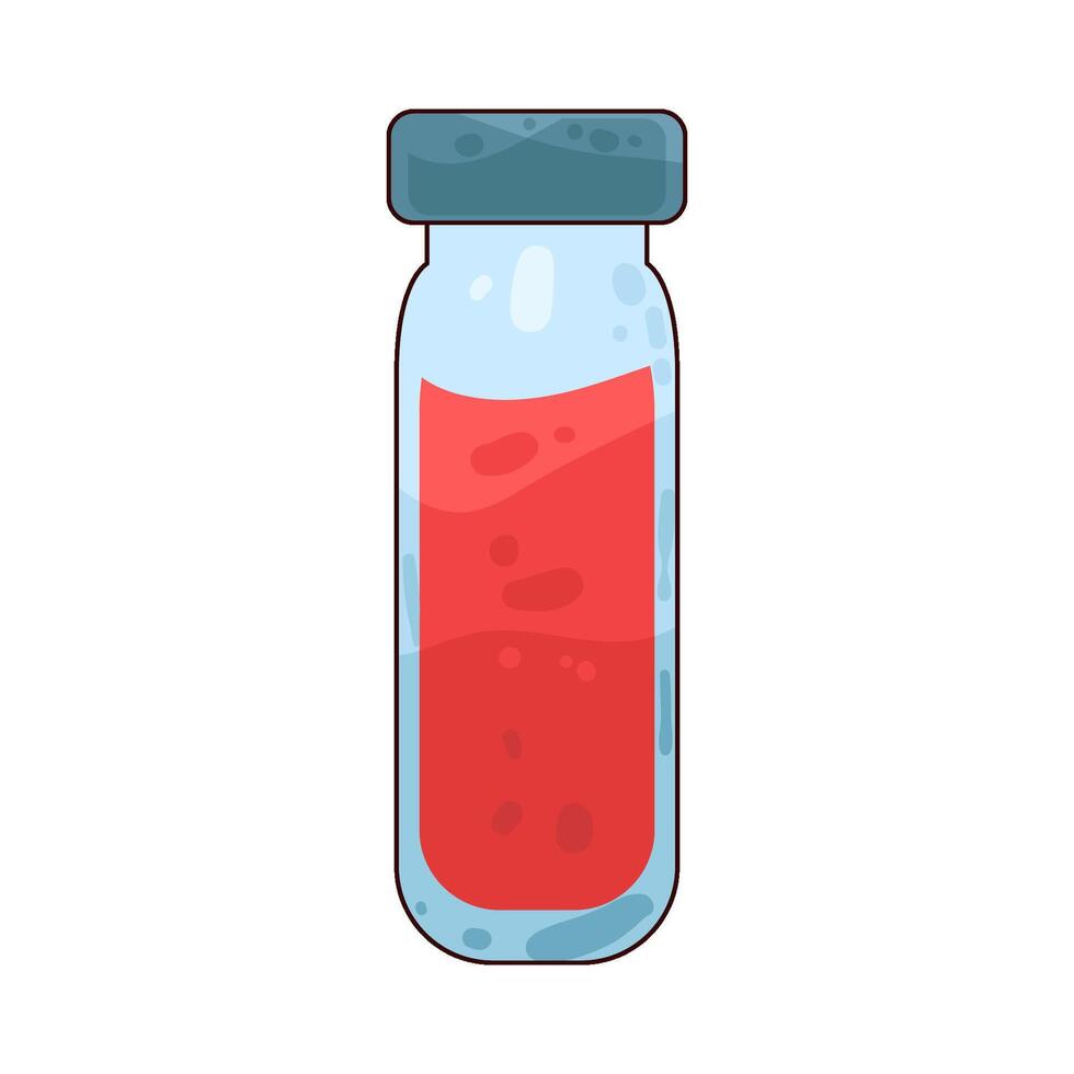Illustration of blood sample vector