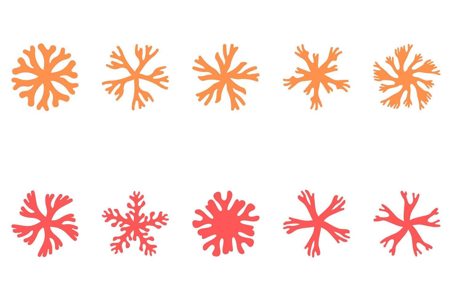 Botanical flower design set. Decorative floral icon vector