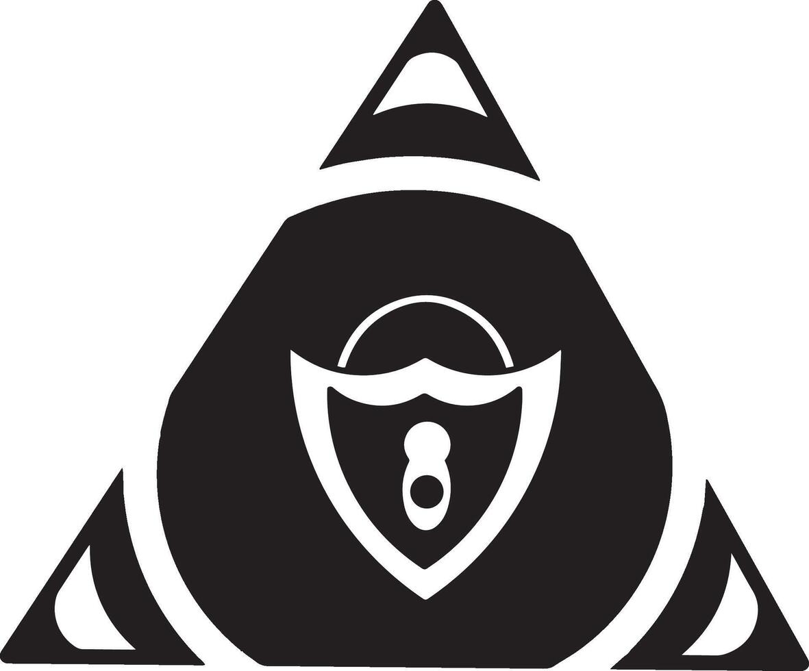 Computer Padlock icon with laptop icon vector