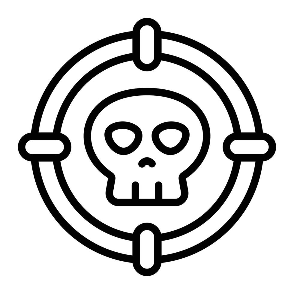 Simple Danger icon. The icon can be used for websites, print templates, presentation templates, illustrations, etc vector