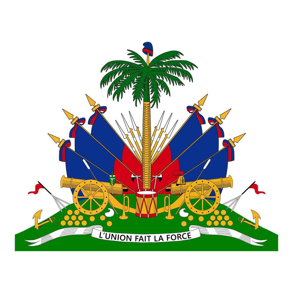 Haiti element flag national material design vector