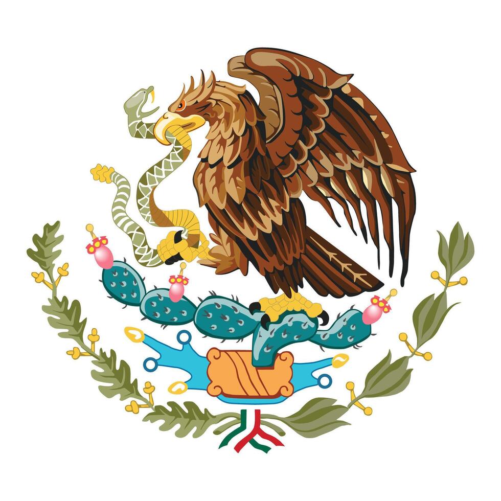 Mexico element flag national material design vector
