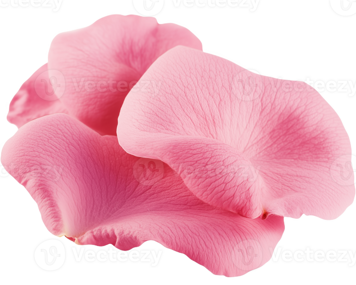 Delicate pink rose petals softly arranged for a romantic and elegant ambiance png