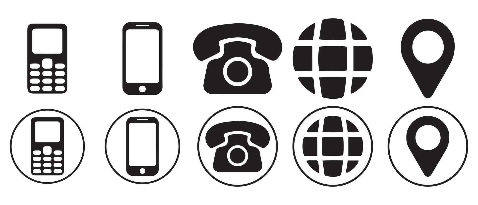 Contact icon symbol. illustration EPS 10 vector