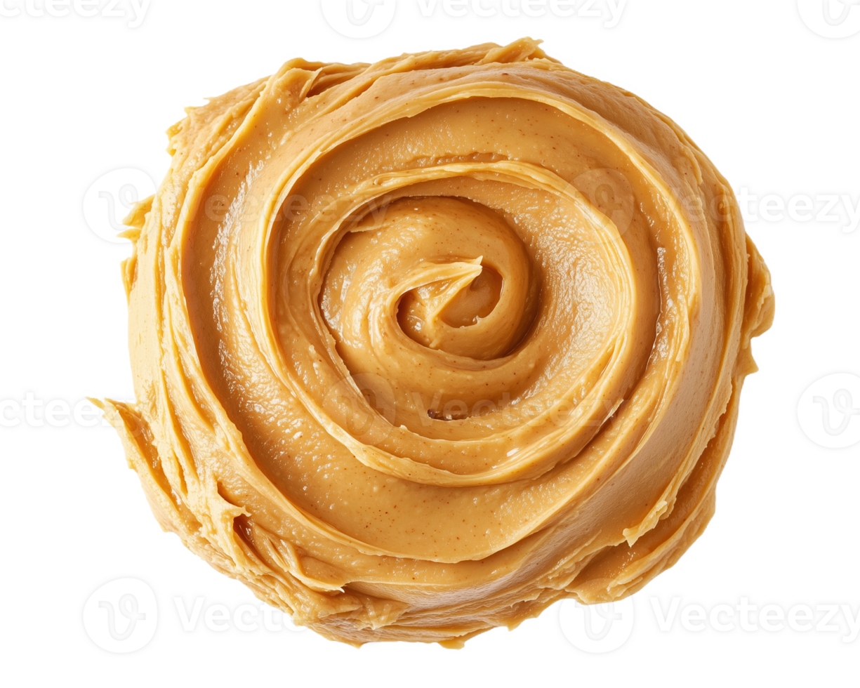 Swirled butter spread elegantly arranged on a smooth surface png