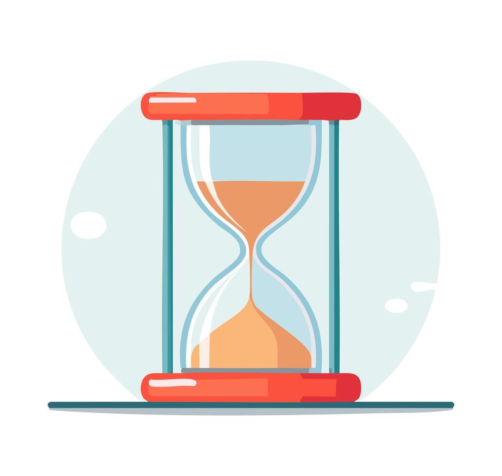 a Hourglass simple illustration vector