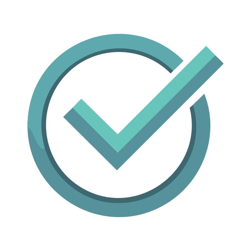 Simple Check Icon vector