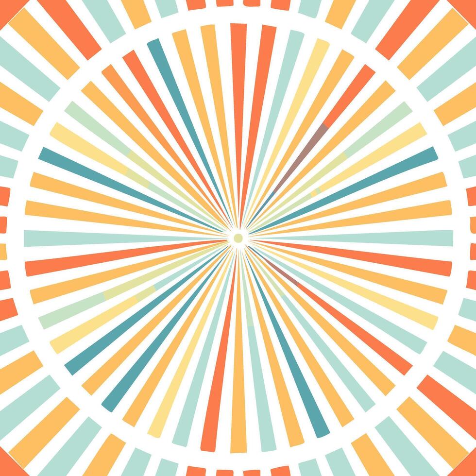 circular pattern that radiates outward vector