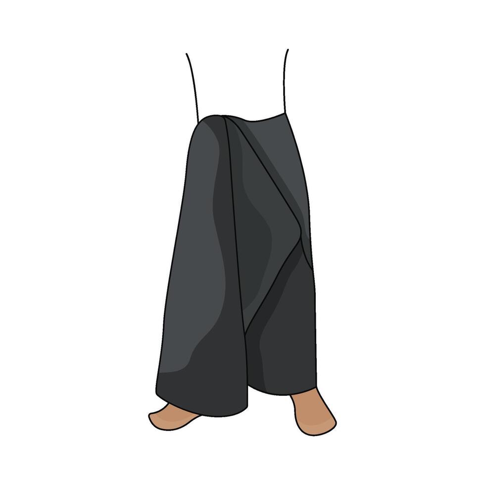 illustration of sarong vector