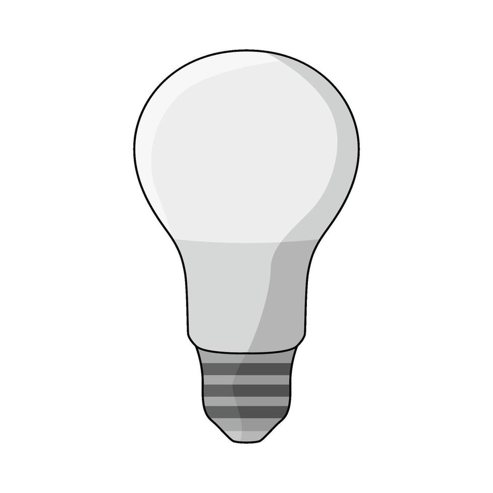 illustration of light bulb vector