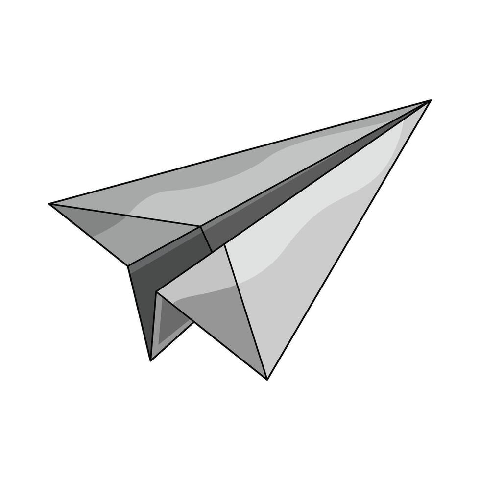 illustration of paper plane vector
