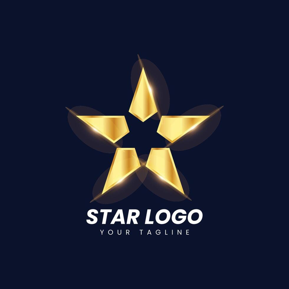 Star logo design template vector
