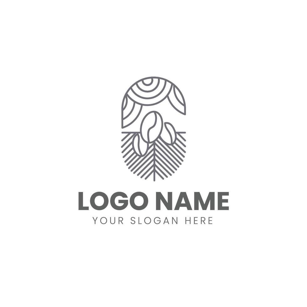 A logo design for a company that is called 'the art of living' vector