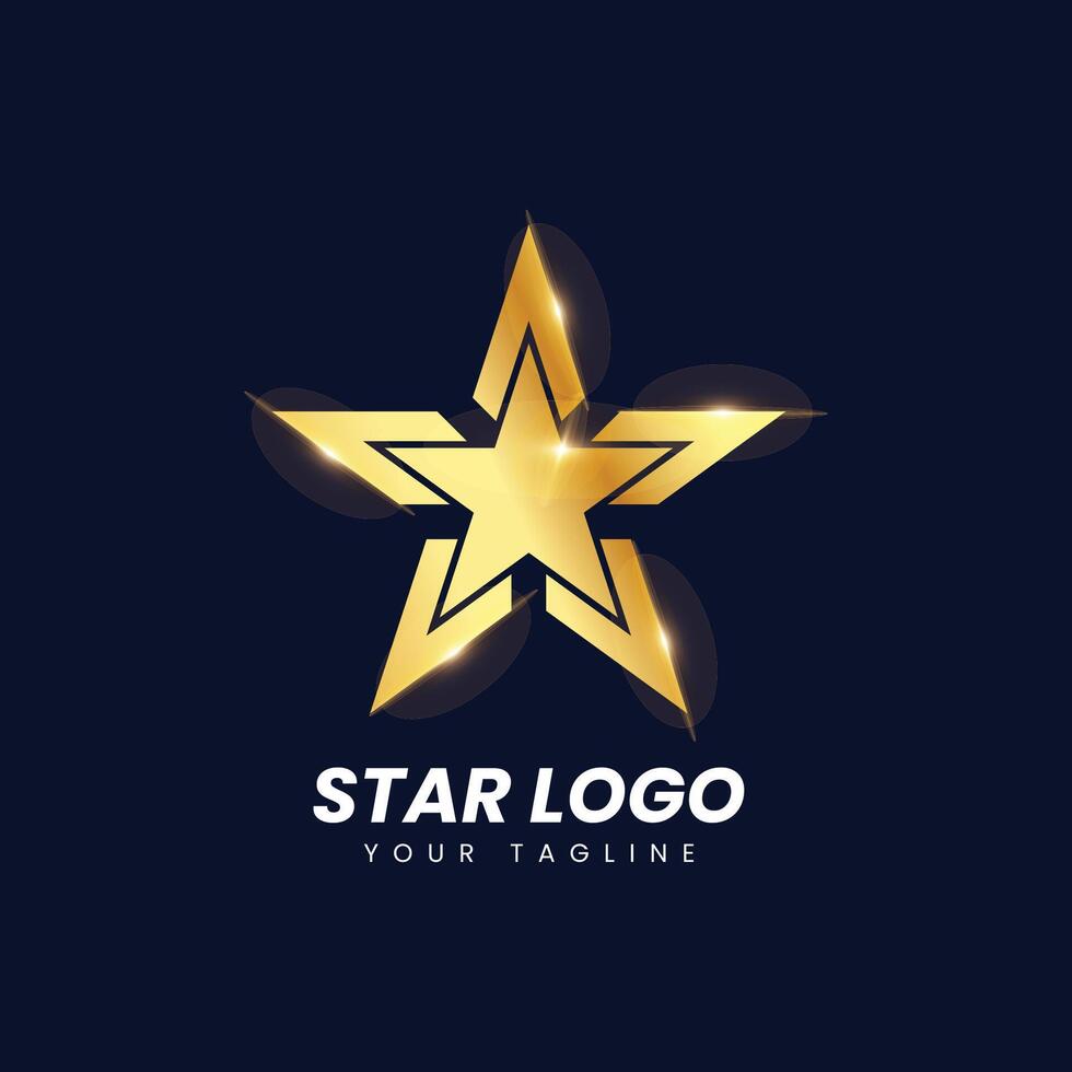 Star logo design template, gold star logo design template, gold star logo design template, gold star vector