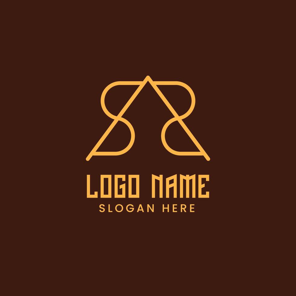 A logo design for a business vector