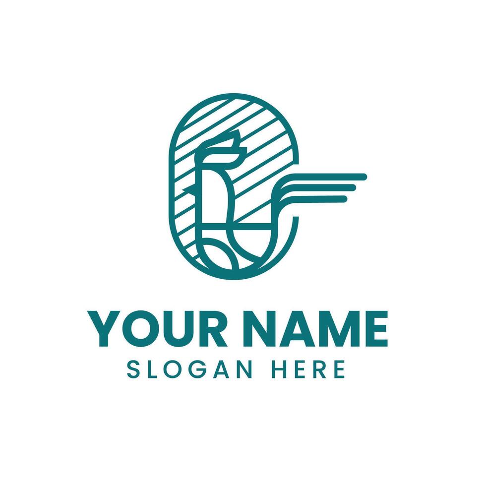 A logo design for a company that is called your name vector