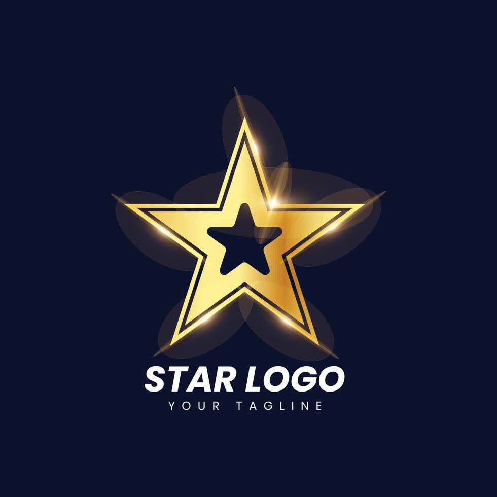 Star logo design template, illustration vector