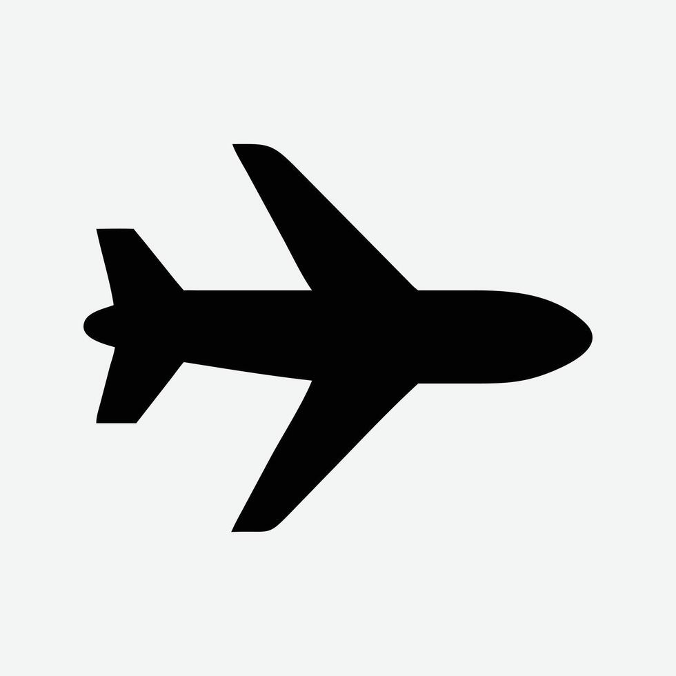 Best Tools to Create Airplane Icons with White Backgrounds vector