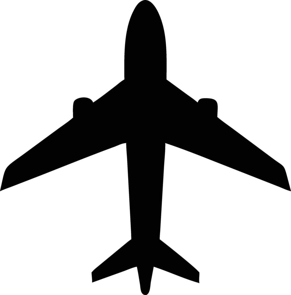 Airplane Icon Designs on a White Background vector