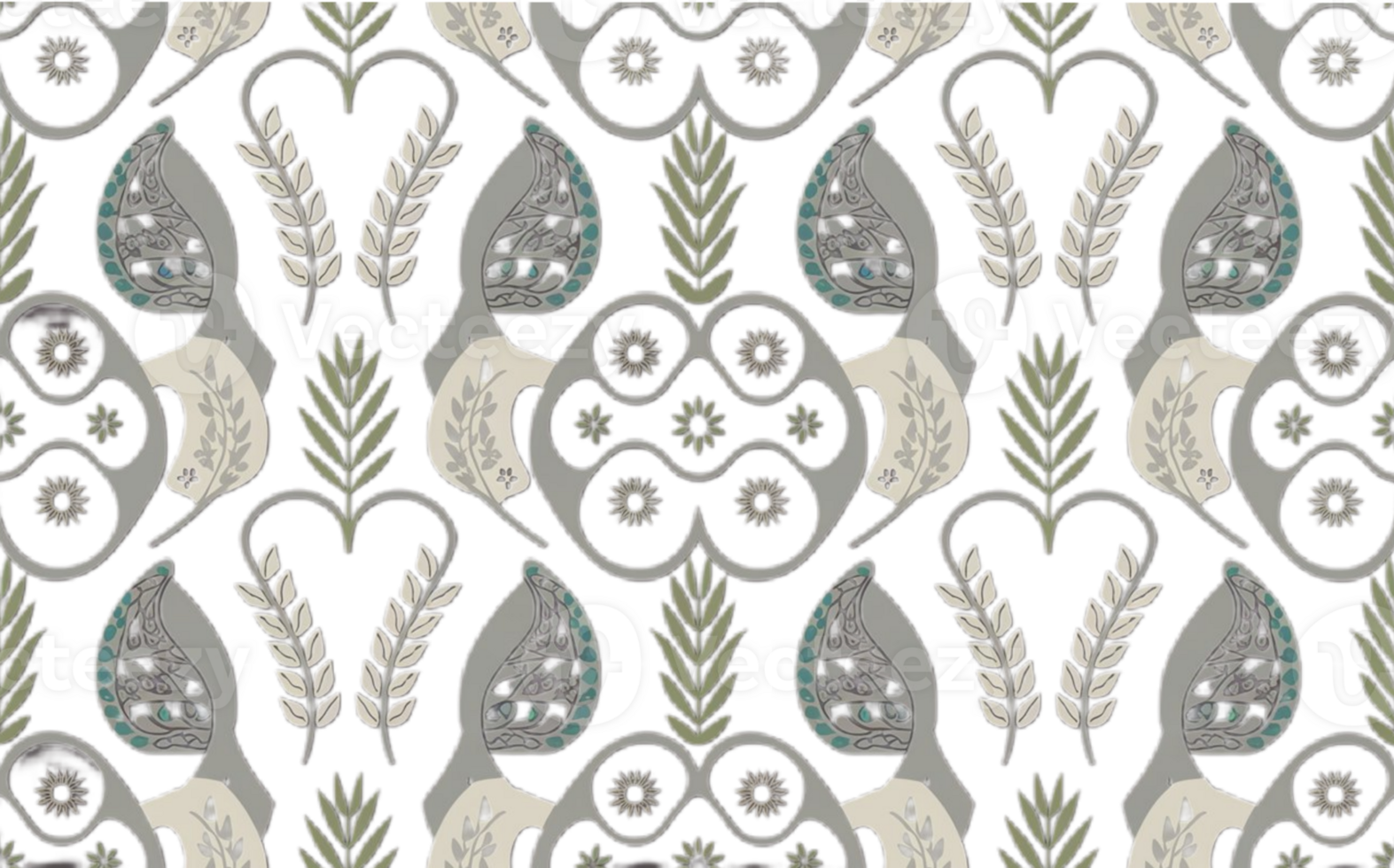 Abstract floral pattern creative design png