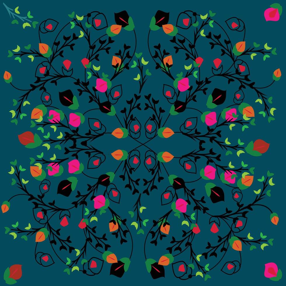 seamless Pattern Background illustration of a seamless floral pattern with cute birds in spring for Wedding, anniversary, birthday and party. Design for banner, poster, card, invitation and scrapbook vector